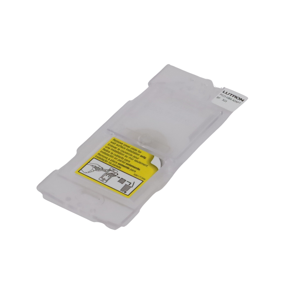 Placa de pared para control remoto inalámbrico LUTRON, instale uno en la pared y espacio que le convenga.