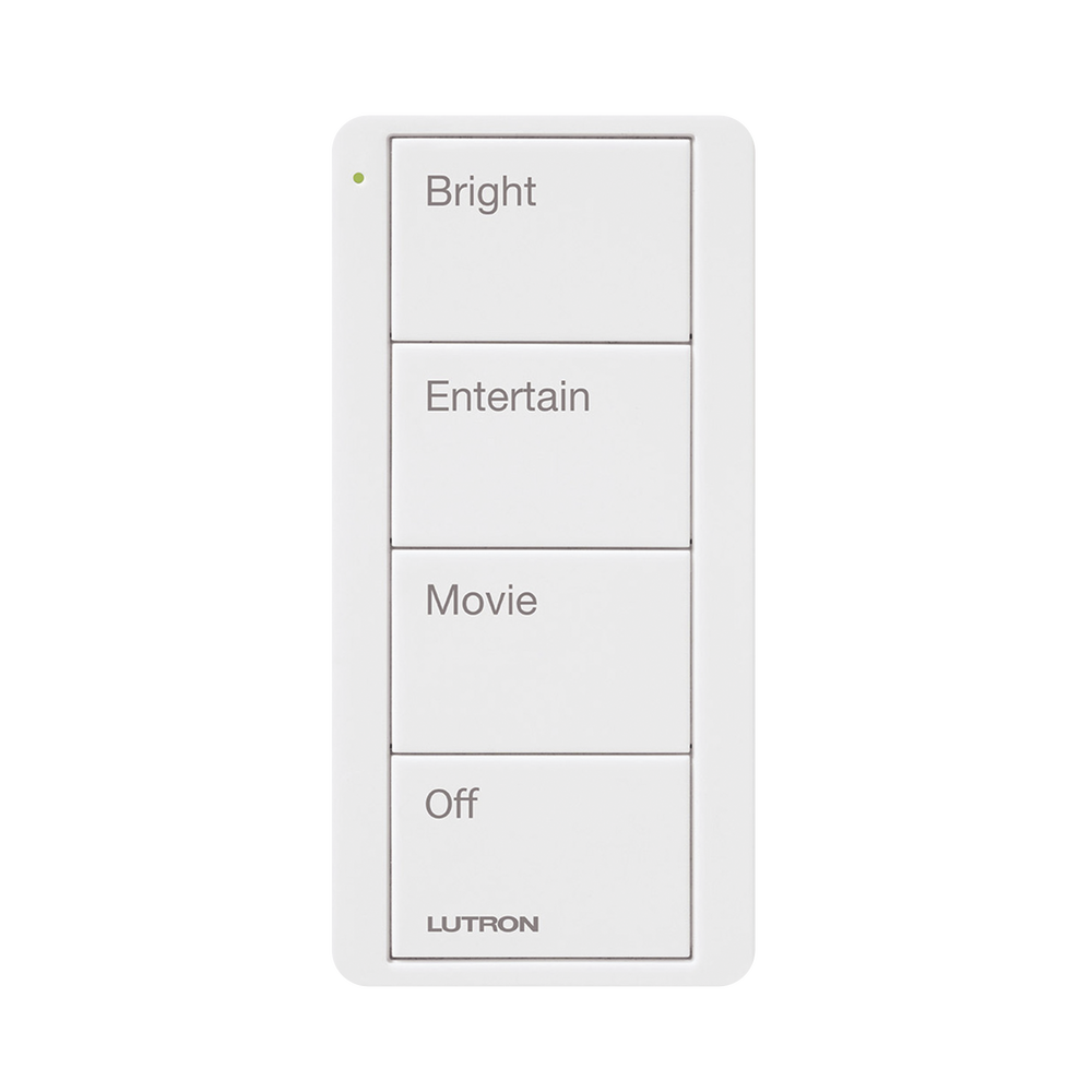 Control inalambrico PICO, 4 botones para con escenas ya predefinidas y grabado.