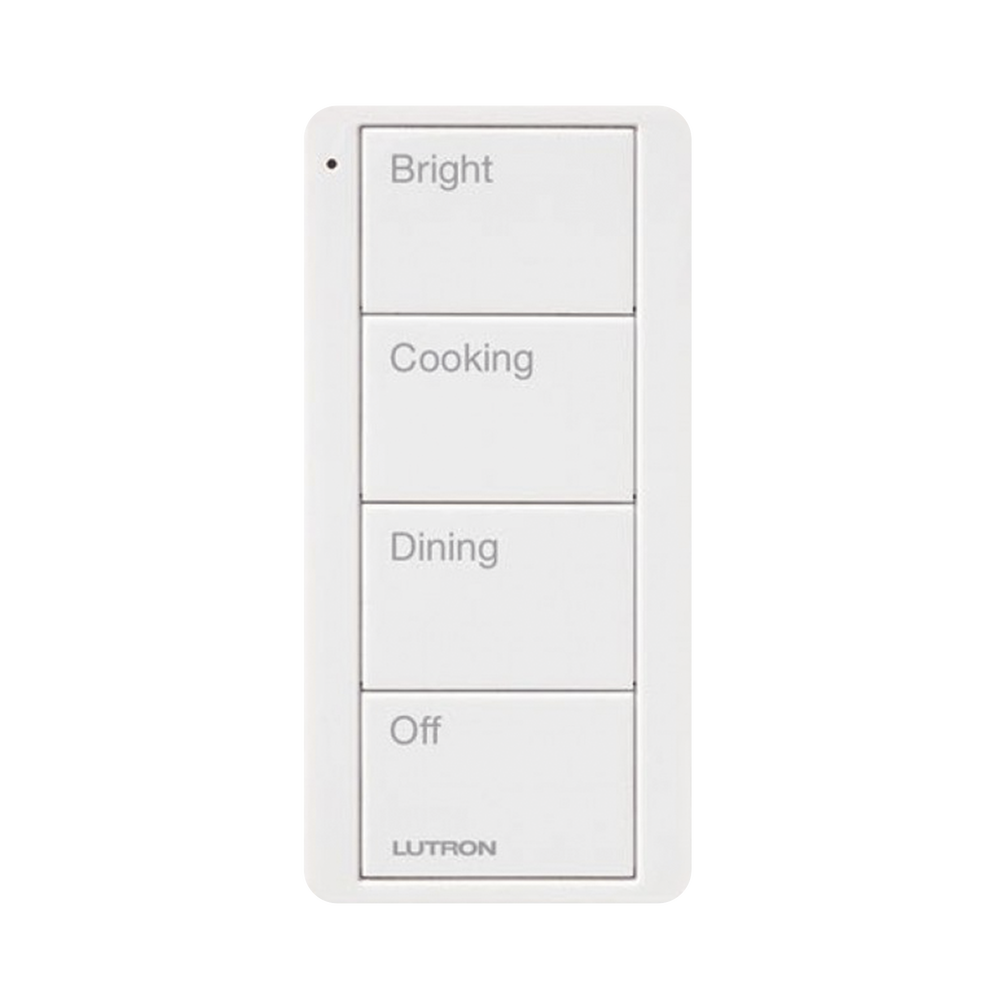 Control remoto inalambrico PICO, con escenas predefinidas para espacio en cocina.
