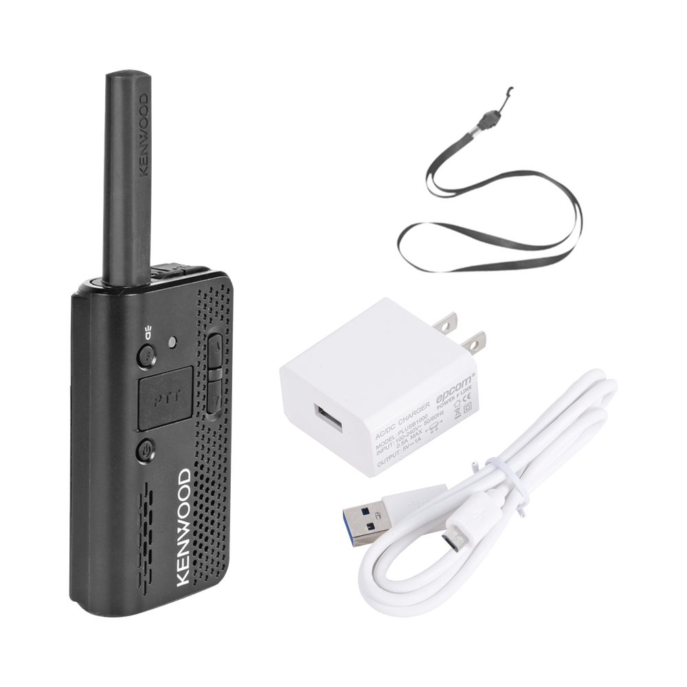 440-480 MHz, 1.5 W, 4 canales, Linterna, MIL-STD-810, IP54. Incluye Antena / Batería / Cargador / Banda