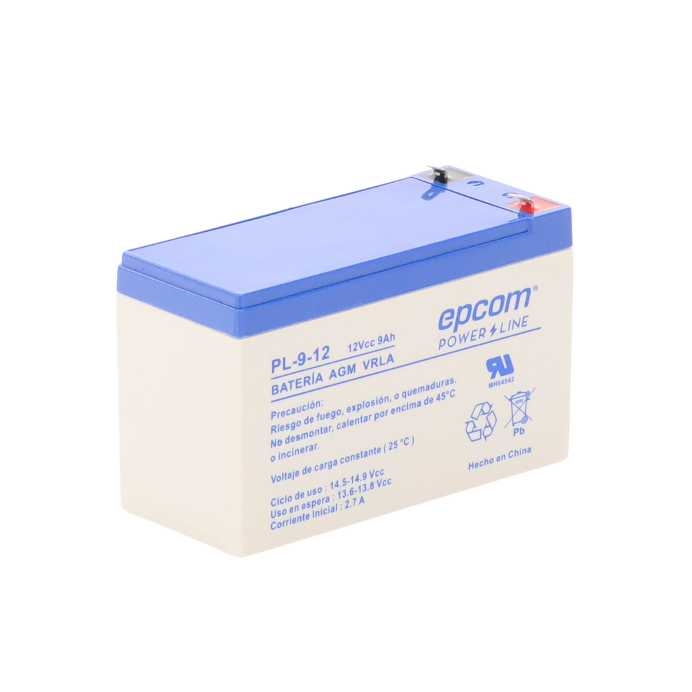 Batería 12 Vcc / 9 Ah / UL / Tecnología AGM-VRLA / Para uso en equipo electrónico Alarmas de intrusión / Incendio/ Control de acceso / Video Vigilancia / Terminales F1 / Cargador recomendado CHR-80. - Image 9