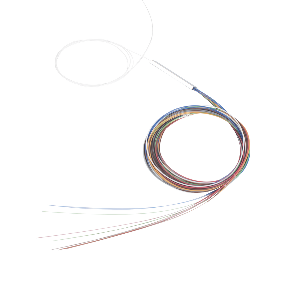Splitter (Divisor Óptico) tipo PLC, de 1x16, para fusión (sin conectores)