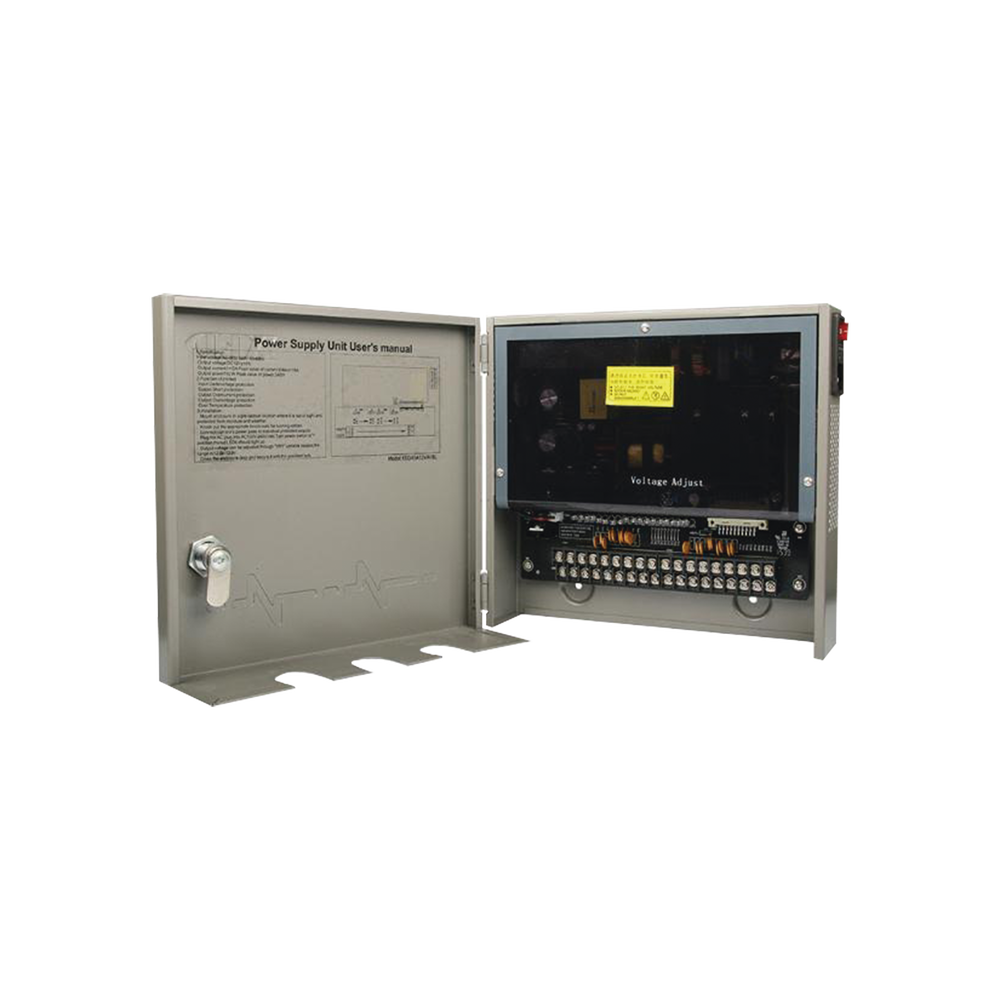 Fuente de poder profesional PREMIUM de 11 - 15 Vcc @ 6 Amper, para 4 camaras , con voltaje de entrada de: 85-264 Vca - Image 2