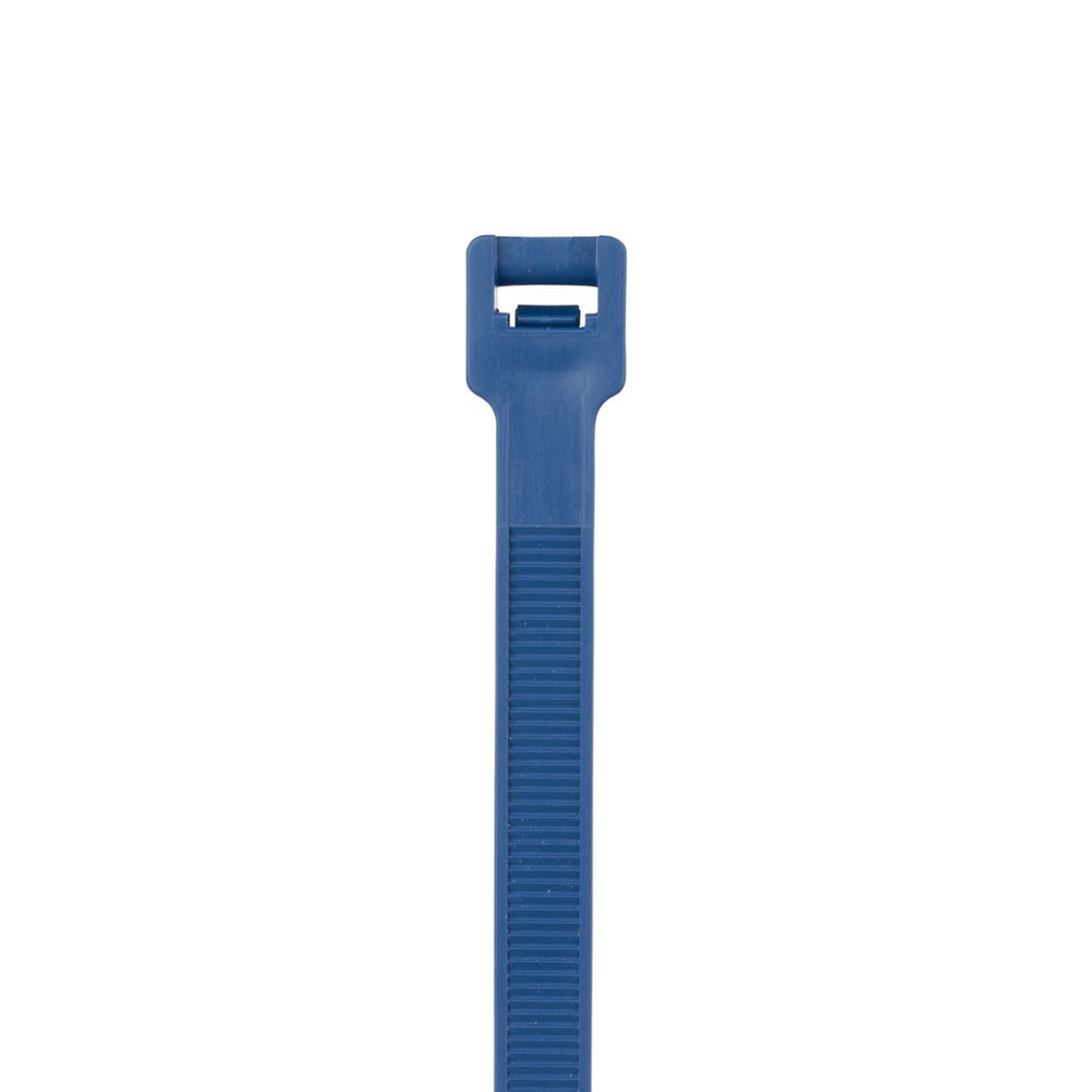 Cincho Pan-Ty® 203mm largo x 3.4mm ancho, Intermedio de Polipropileno y Metal Detectable, Color Azul Oscuro. 100 Piezas - Image 2