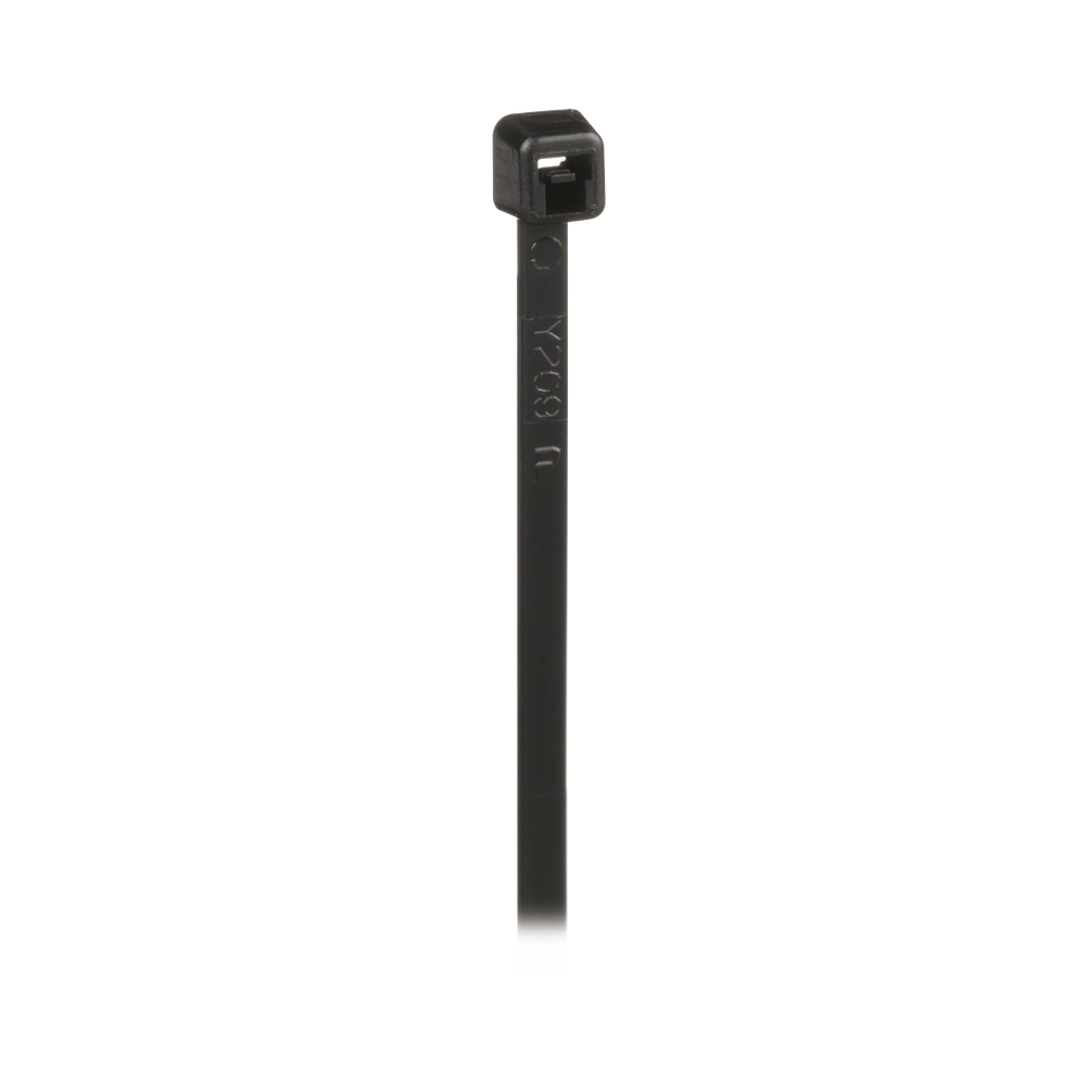 Cincho de Nylon 6.6 de Bloqueo, 203 mm largo x 2.5mm ancho, Color Negro, Exterior Resistente a Rayos UV, Paquete de 1000pz - Image 2