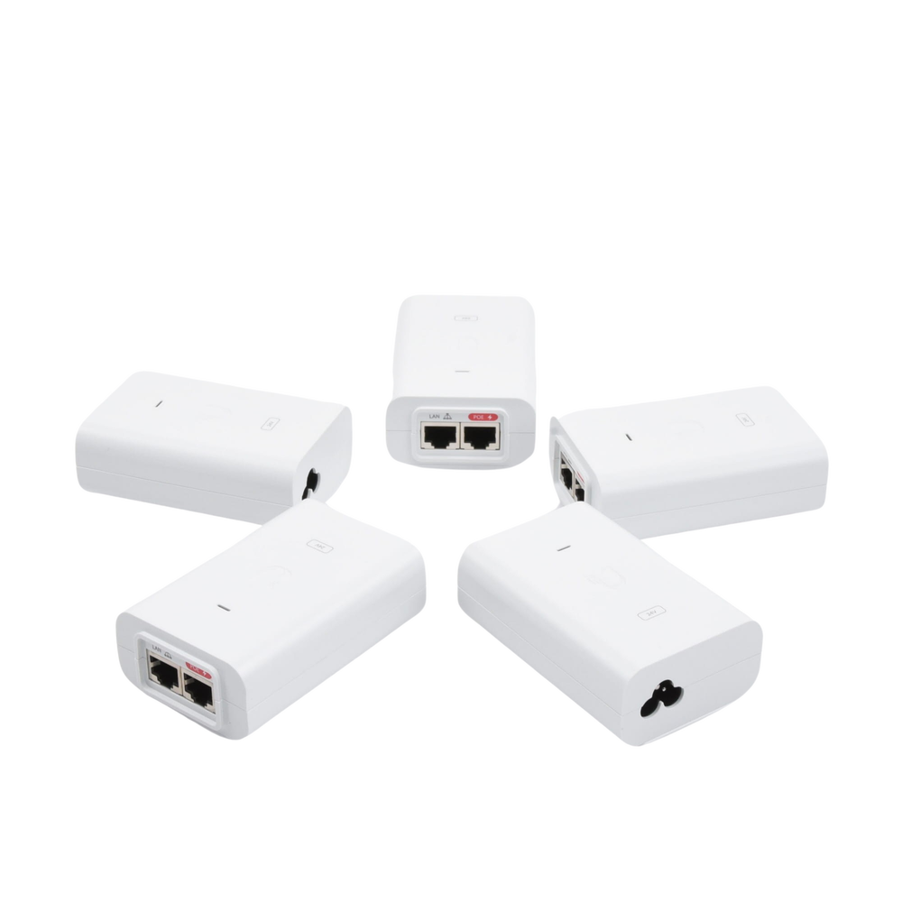 5 Unidades del Adaptador PoE Ubiquiti de 24 VDC, 0.5 A con puerto Gigabit, color blanco - Image 4
