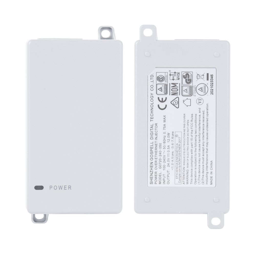 Inyector PoE Pasivo Gigabit de pared para C5x, C5c, de Mimosa, Voltaje de salida 24Vcc. - Image 3