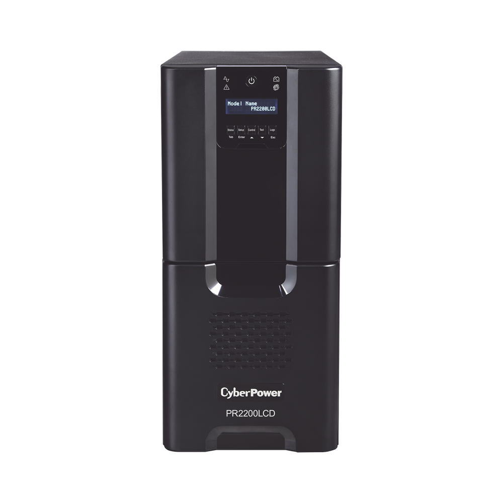 UPS de 2200 VA/1980 W, Topología Línea Interactiva, Entrada 120 Vca NEMA L5-30P, Onda Senoidal Pura, Tipo Torre, Con 8 Tomas NEMA 5-15R y 2 NEMA 5-20R