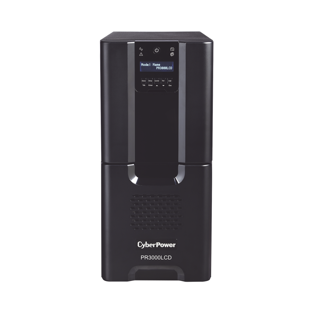 UPS de 3000 VA/2700 W, Topología Línea Interactiva, Entrada 120 Vca NEMA L5-30P, Onda Senoidal Pura, Tipo Torre, Con 8 Tomas NEMA 5-15R y 2 NEMA 5-20R