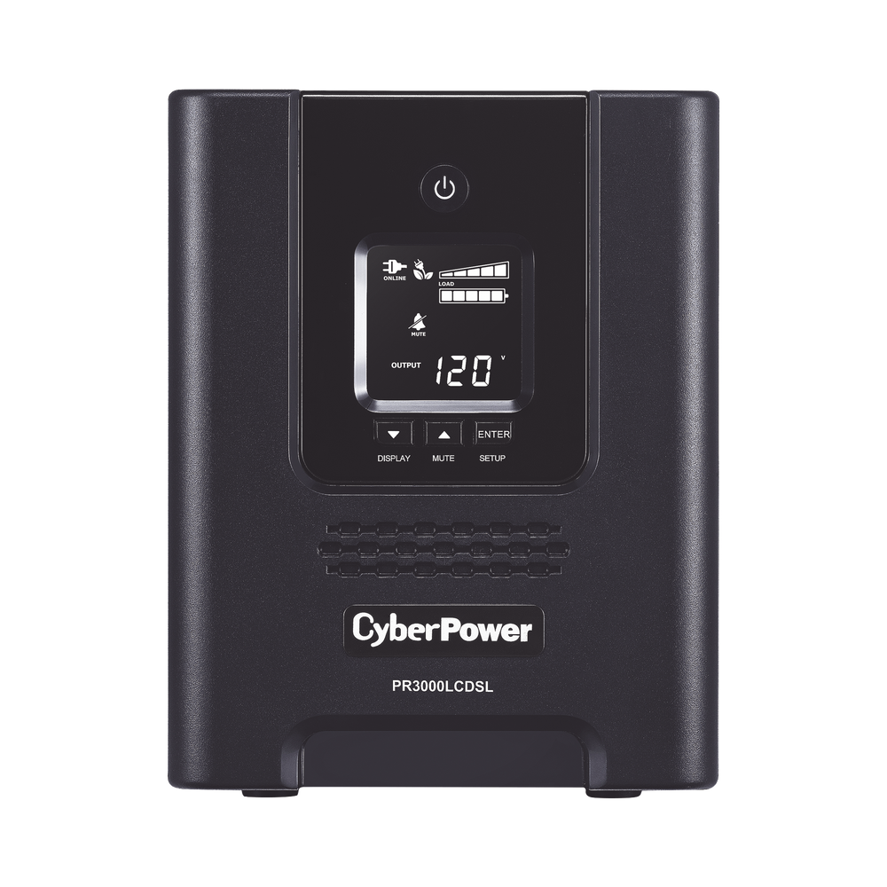 UPS de 3000 VA/2700 W, Topología Línea Interactiva, Entrada 120 Vca NEMA L5-30P, Onda Senoidal Pura, Tipo Mini Torre, Con 6 Tomas NEMA 5-20R y 1 NEMA L5-30R