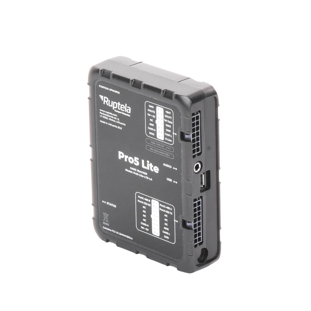 Tracker GPS Pro5 Lite / LTE CAT1 bis (4G), GSM (2G) / Lectura de Datos CAN / Monitoreo de Audio, Temperatura y Combustible / Pequeño con Nano SIM / Conectividad BLE / Protección Avanzada - Image 5