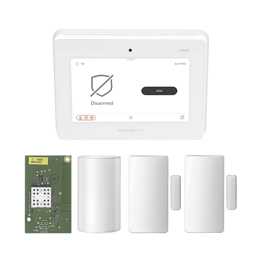 Kit de Panel de Alarma PROA7M con Sensor de Movimiento y 2 Contactos Magnéticos