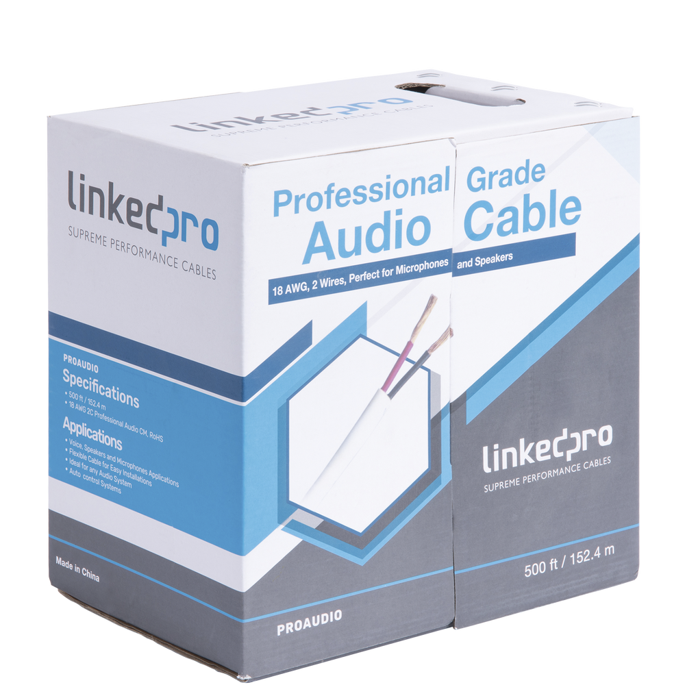 Cable para Audio Profesional de 2 Conductores Calibre 18 para Aplicaciones de Audio y Automatizaci?n Bobina de 152 Metros (500 Pies) - Image 2