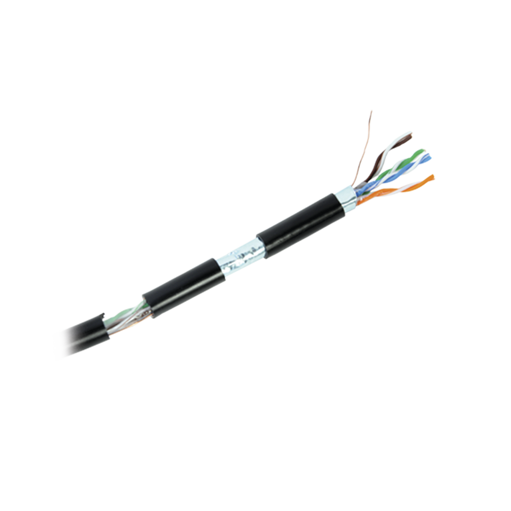 Bobina de Cable de 305 Metros (1000 Pies), Cat5e, FTP, Blindado, Color Negro, UL, para Aplicaciones en Video Vigilancia, Redes de Datos. Uso en Intemperie - Image 3