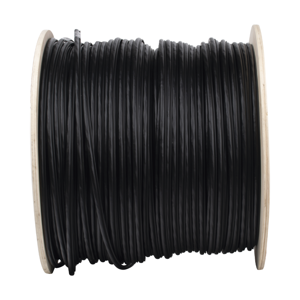 Bobina de Cable FTP con Mensajero de Acero de 305 Metros (1000 Pies) Cat6+ Calibre 23, Color Negro, para Aplicaciones en Video Vigilancia y Redes de Datos / Uso en Intemperie y Aplicaciones A?reas - Image 2