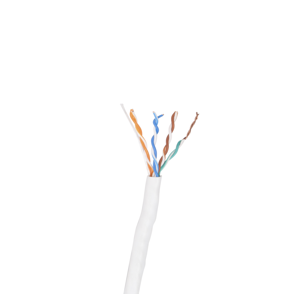 Bobina de Cable UTP Cat6 para Exterior en Color Blanco / 305 Metros (1000 Pies) / Certificada UL / Sin Blindaje - Image 2