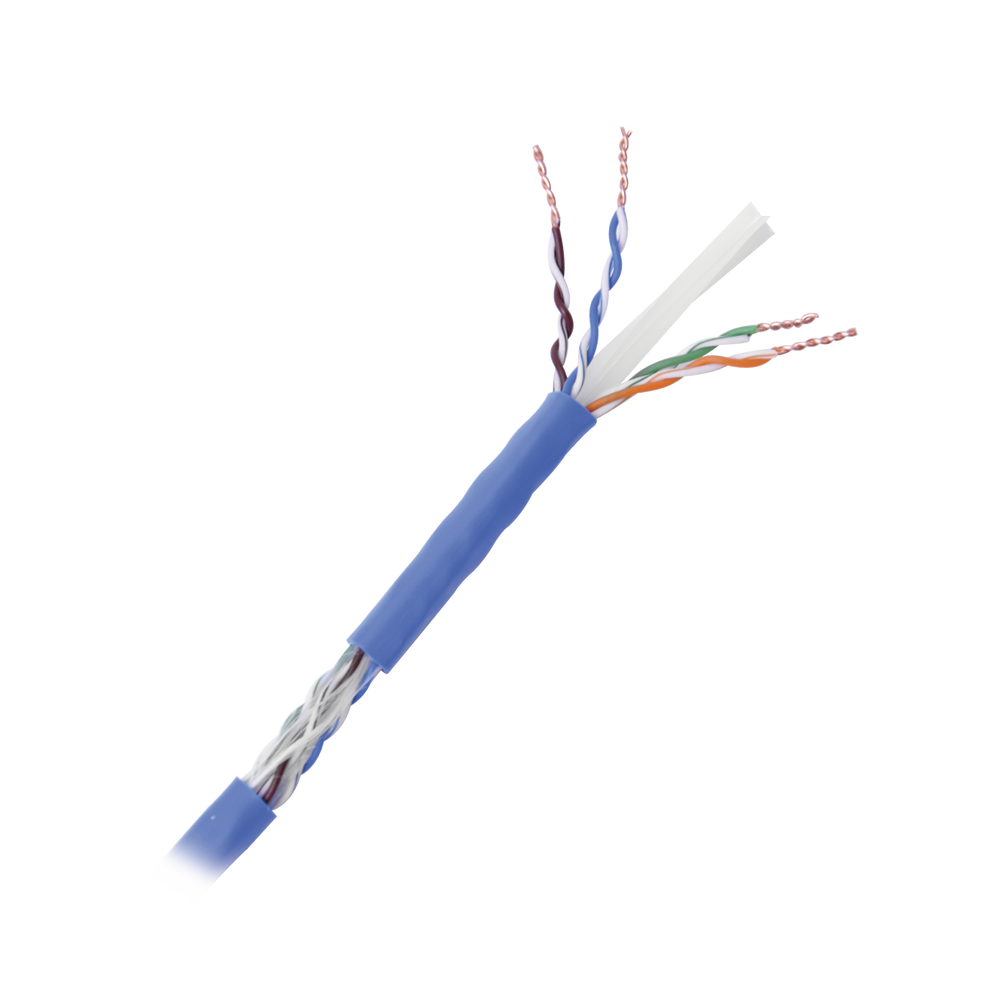 Bobina de Cable de 305 Metros (1000 Pies) Cat6+, CM, Calibre 23 Alto Rendimiento, ETL, UL, Color Azul, Super Flexible, para Aplicaciones de Video Vigilancia, Video HD, y Redes de Datos. Uso Interior. - Image 3
