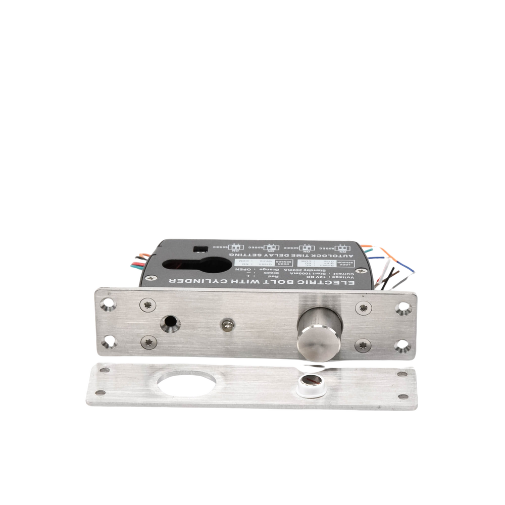 Cerradura de Perno 2000 kg de sujeción/ Cerrada en caso de falla (Fail Safe)/ Con temporizador y Sensor de puerta - Image 2