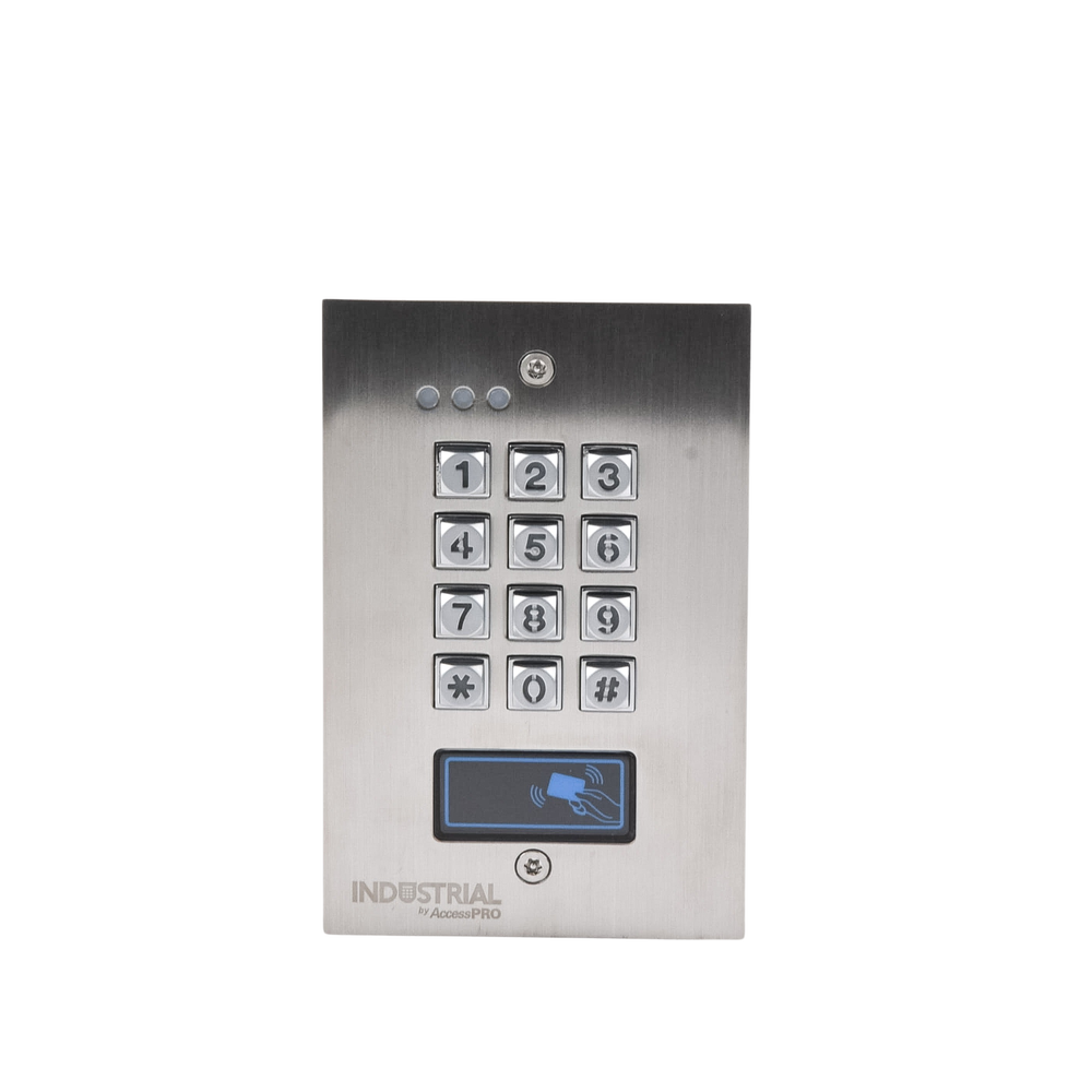 Teclado Exterior/Interior Antivandálico, 3 Relevadores, Salida Wiegand, 1200 Usuarios, Lector de Proximidad, Empotrable - Image 2