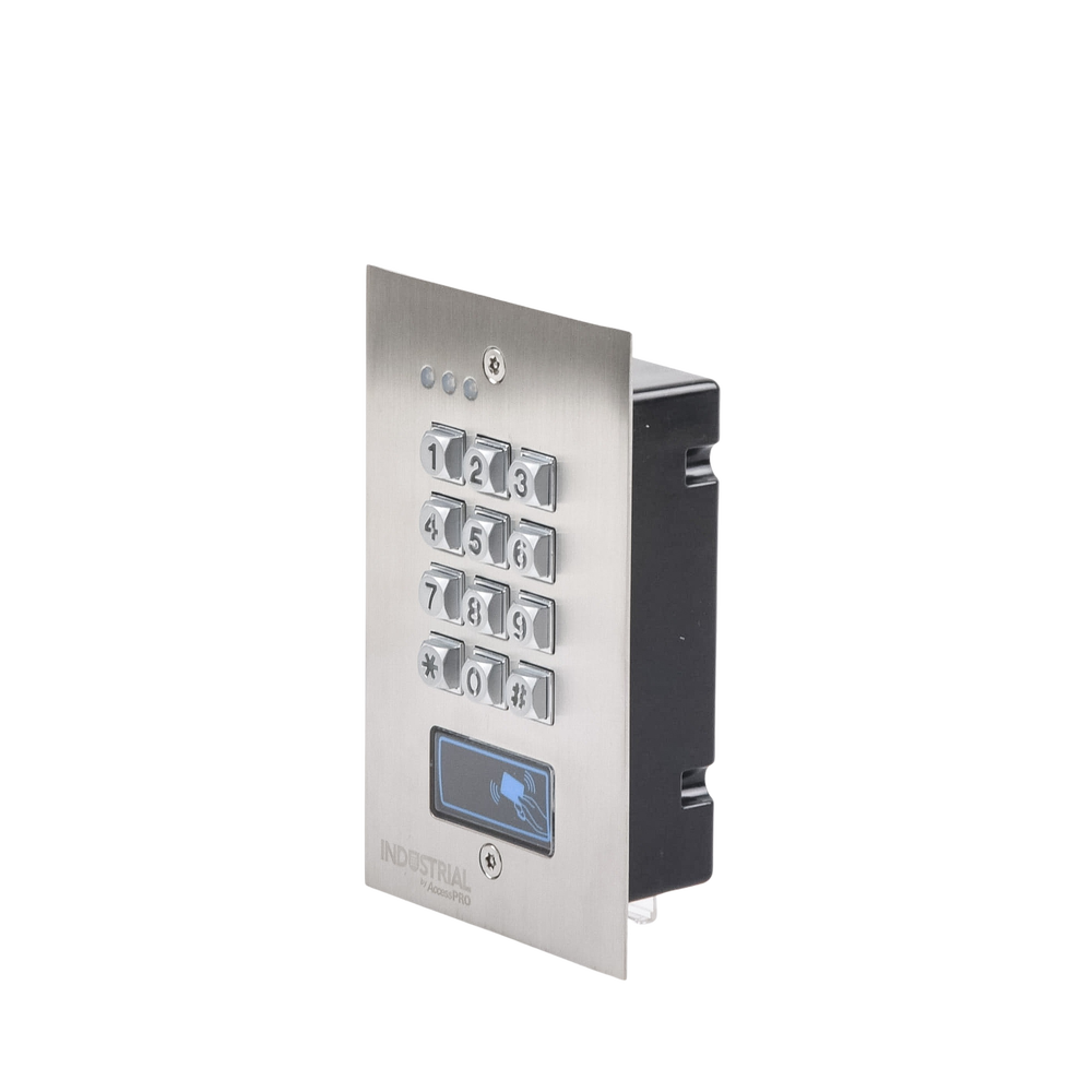 Teclado Exterior/Interior Antivandálico, 3 Relevadores, Salida Wiegand, 1200 Usuarios, Lector de Proximidad, Empotrable - Image 3