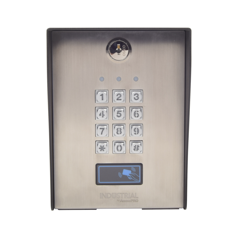 Teclado exterior/interior antivandálico, 3 relevadores, 50 códigos de visitantes, 1200 usuarios - Image 2