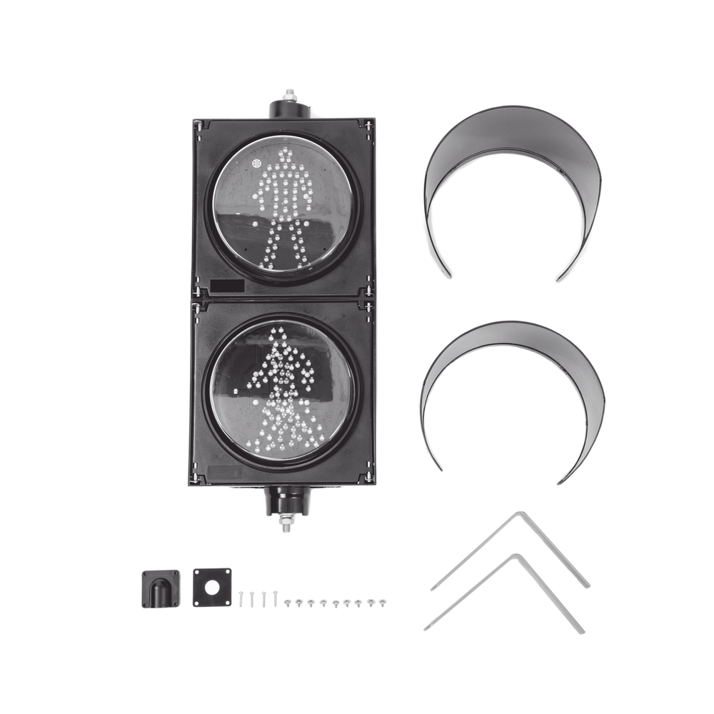 Semáforo Peatonal Indicador Alto / Siga estático / Diámetro 20 Cms. - Image 6