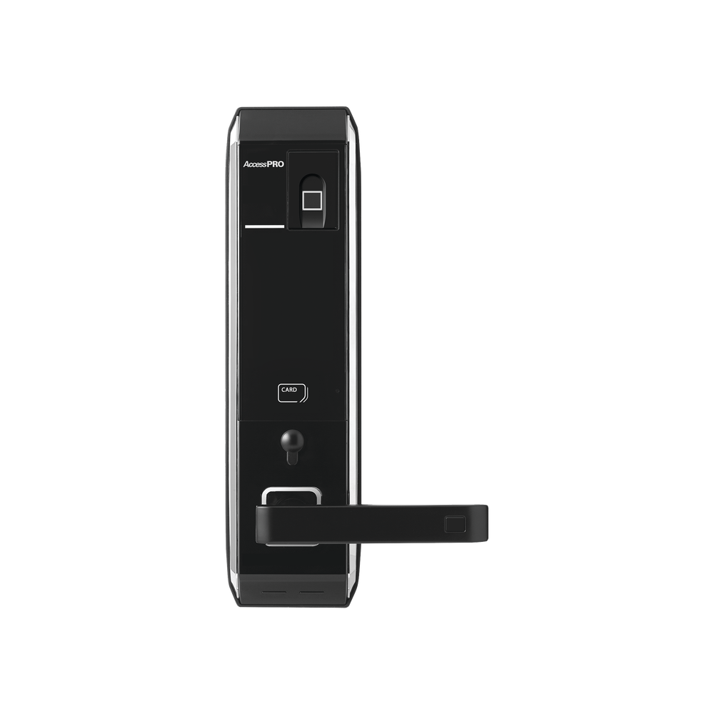 Cerradura inteligente con teclado Touch Screen, Apertura con huella digital/Tarjeta Mifare/Contraseña - Image 3