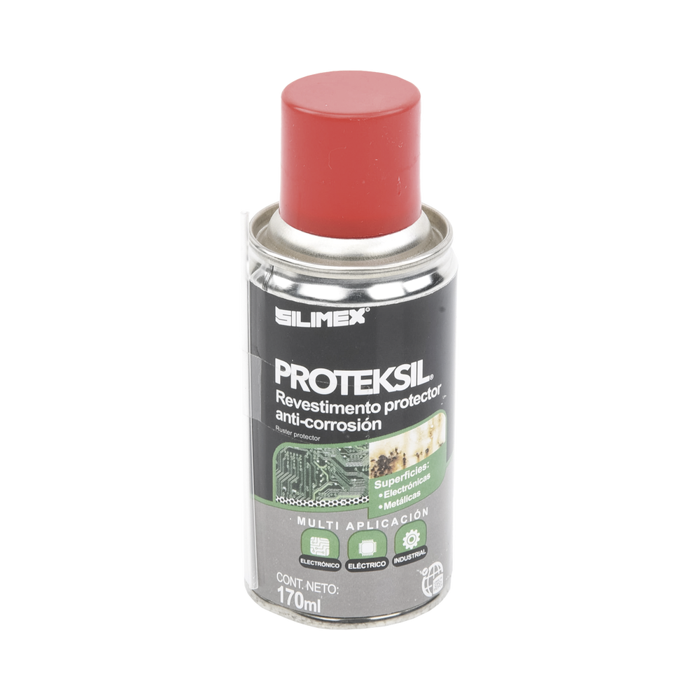 Revestimiento Protector Anti-Corrosión en Aerosol, Protege circuitos y conductores Electricos, es Ideal para usarse en Ambientes Altamente Húmedos, 170 ml.