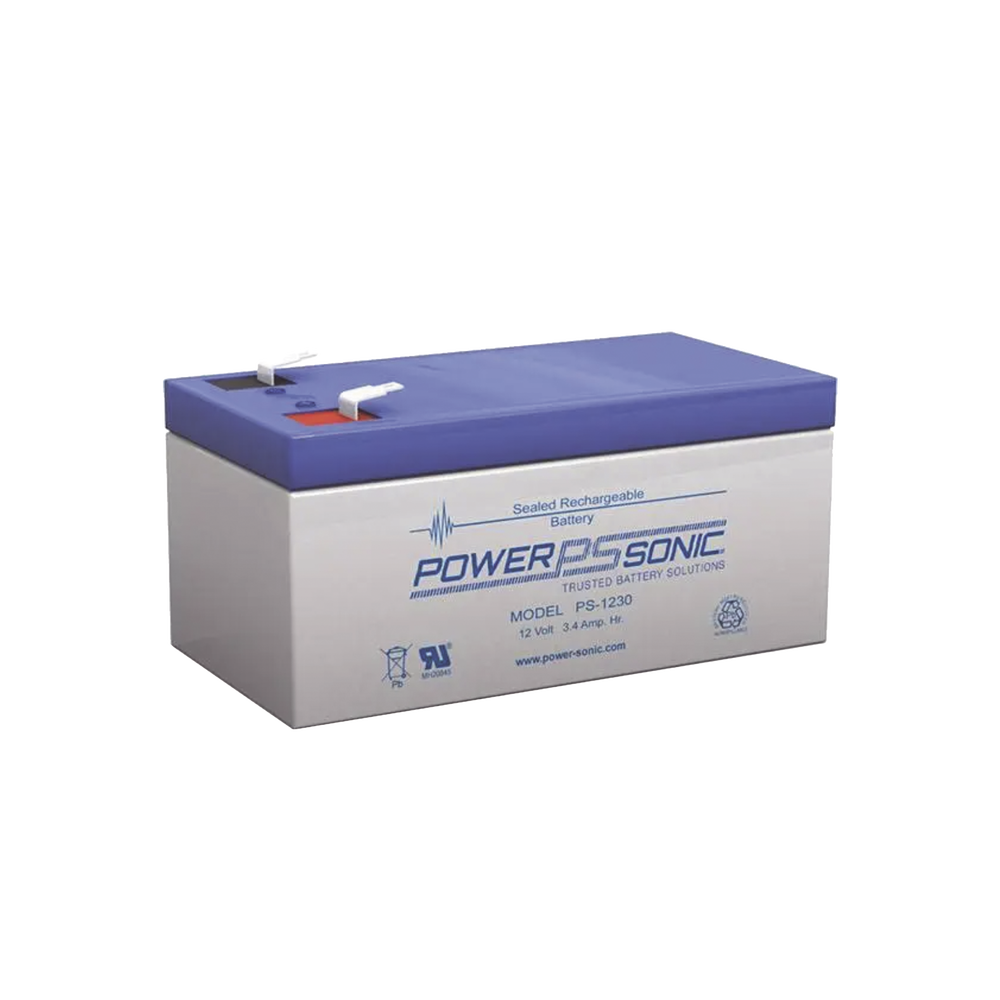Batería 12V, 3.4AH, Para Respaldo, Tecnologías AGM/VRLA, 5 Años Vida Útil, Terminales F1, Reconocida UL