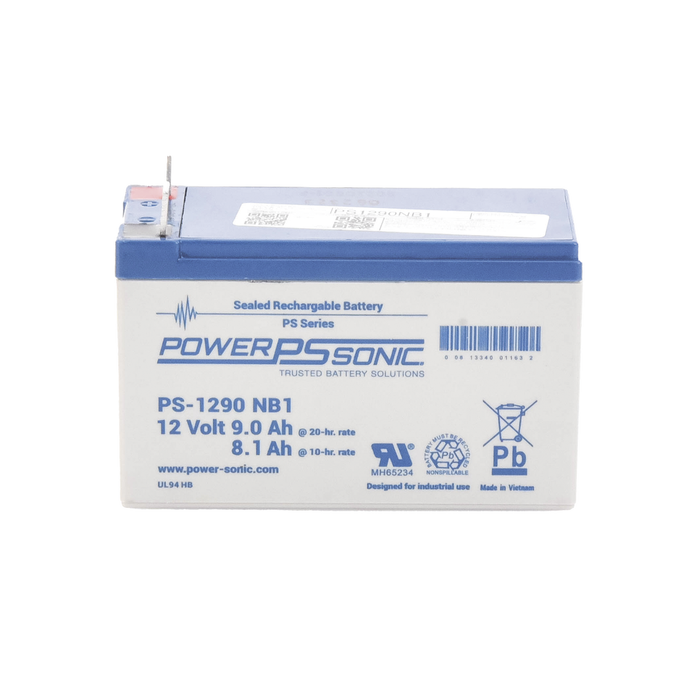 Batería 12V, 9AH, Para Respaldo, Tecnologías AGM/VRLA, 5 Años Vida Útil, Terminales NB1, Reconocida UL