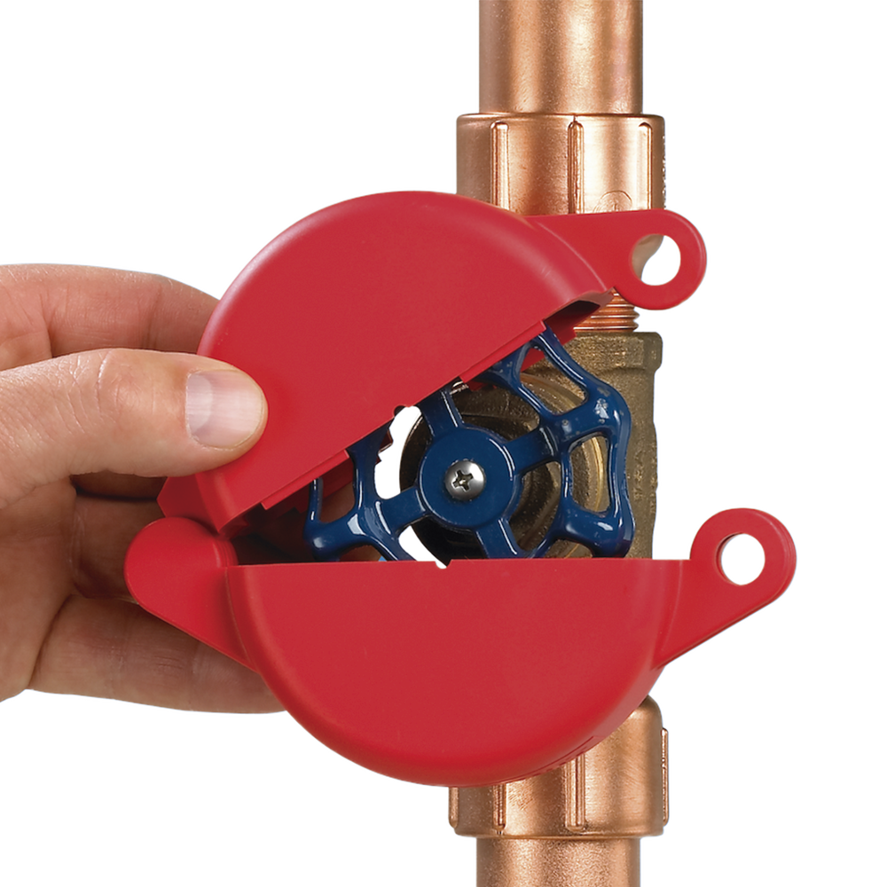 Dispositivo de Bloqueo LOTO para Válvulas de Compuerta, Para Diámetros de 3 a 6.5", Color Rojo - Image 5