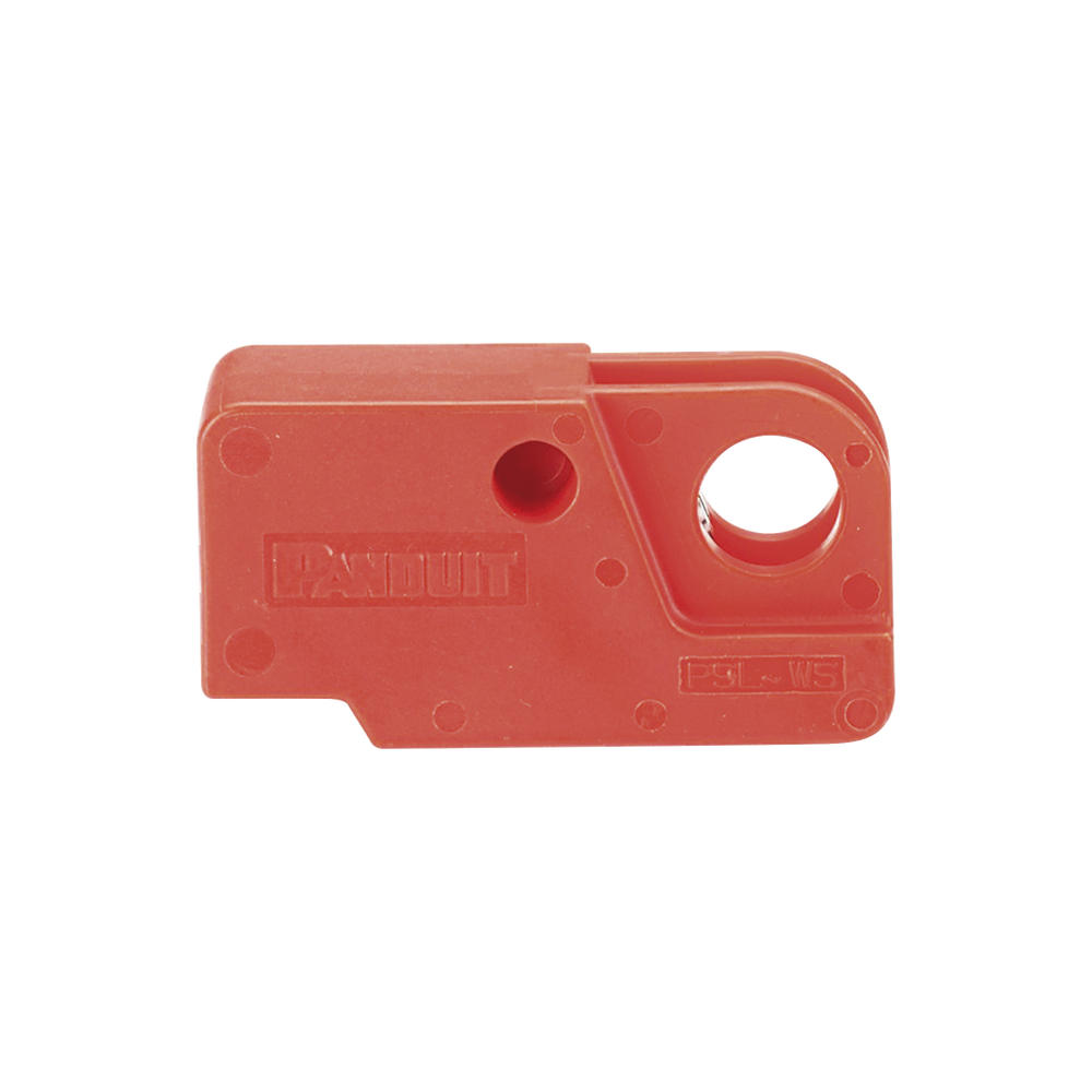 Dispositivo de Bloqueo LOTO para Interruptores Eléctricos de Palanca, de 15.2 x 22.3 mm, Color Rojo