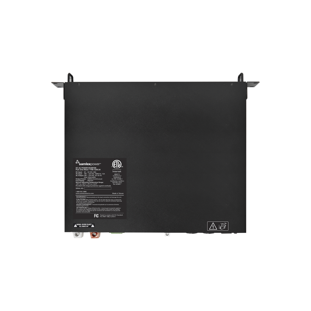 Inversor de corriente Onda Pura Montaje en rack 1U 1200W, 24 Vcc- 120 VCA, 50/60 Hz - Image 3