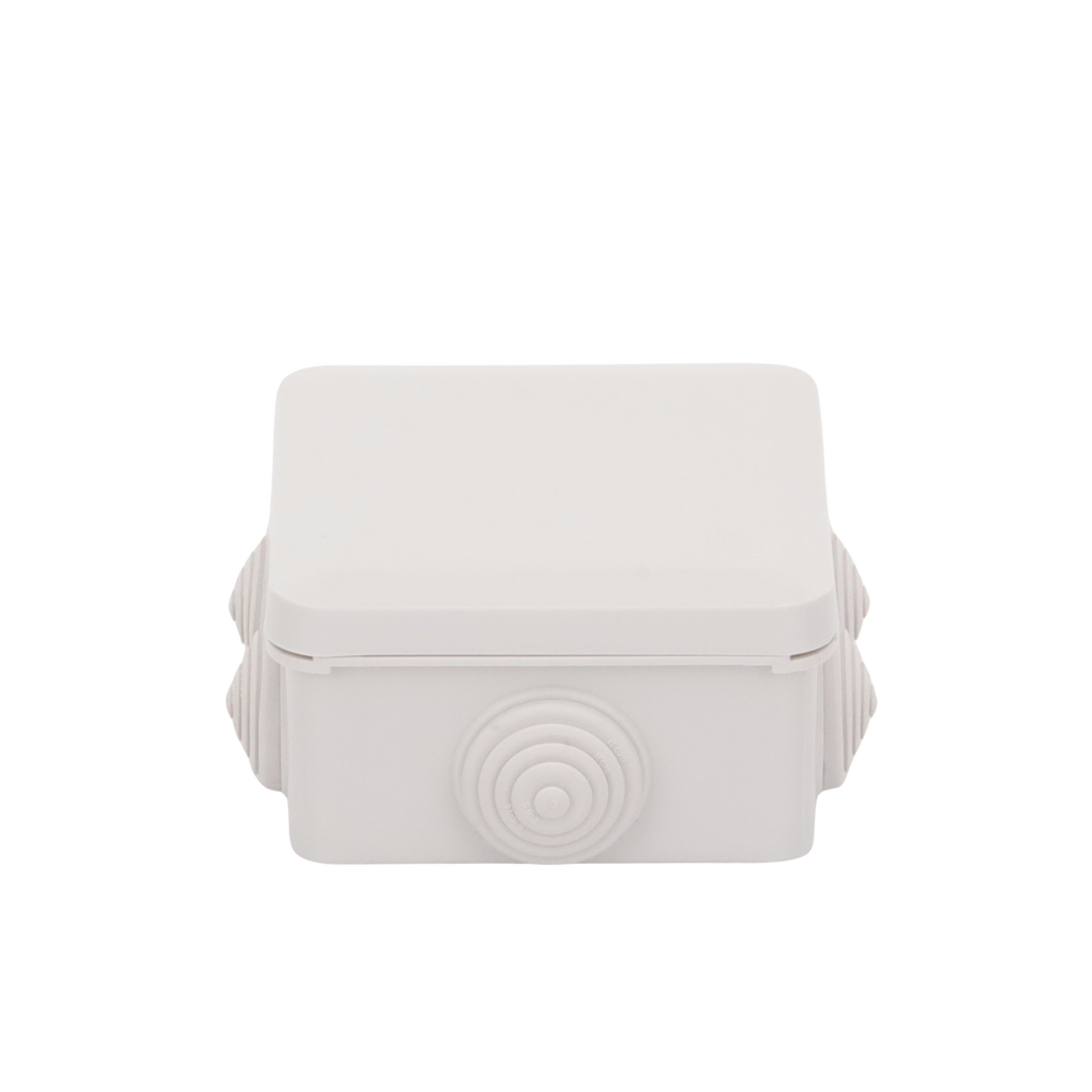 Caja Derivación-Conexión de Plástico (89 X 89 X 50 mm) con 7 Glándulas de Goma. Para Instalaciones Comerciales, Residenciales e Industriales. Cerrado a Presión. - Image 3