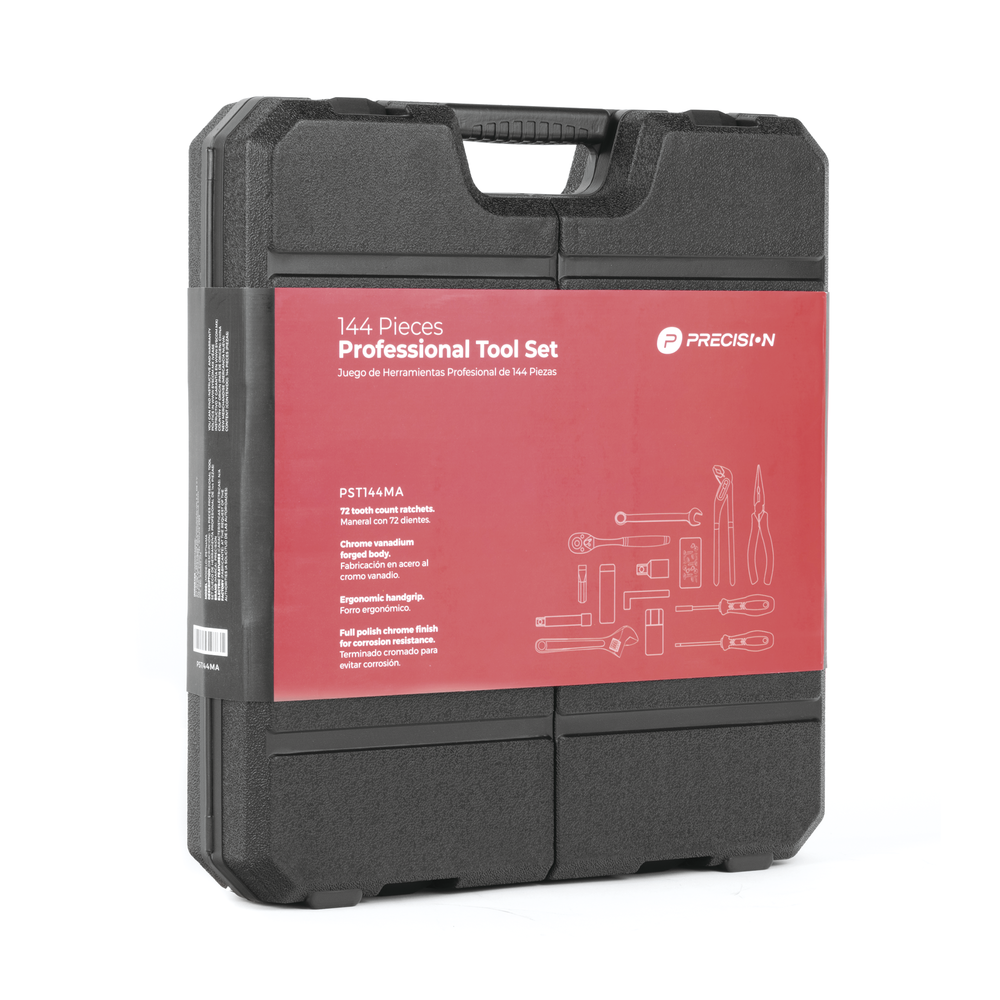 Juego de Herramientas con 144 piezas totales. Pulgadas + Milimétricas. Presentación Maletín. - Image 5