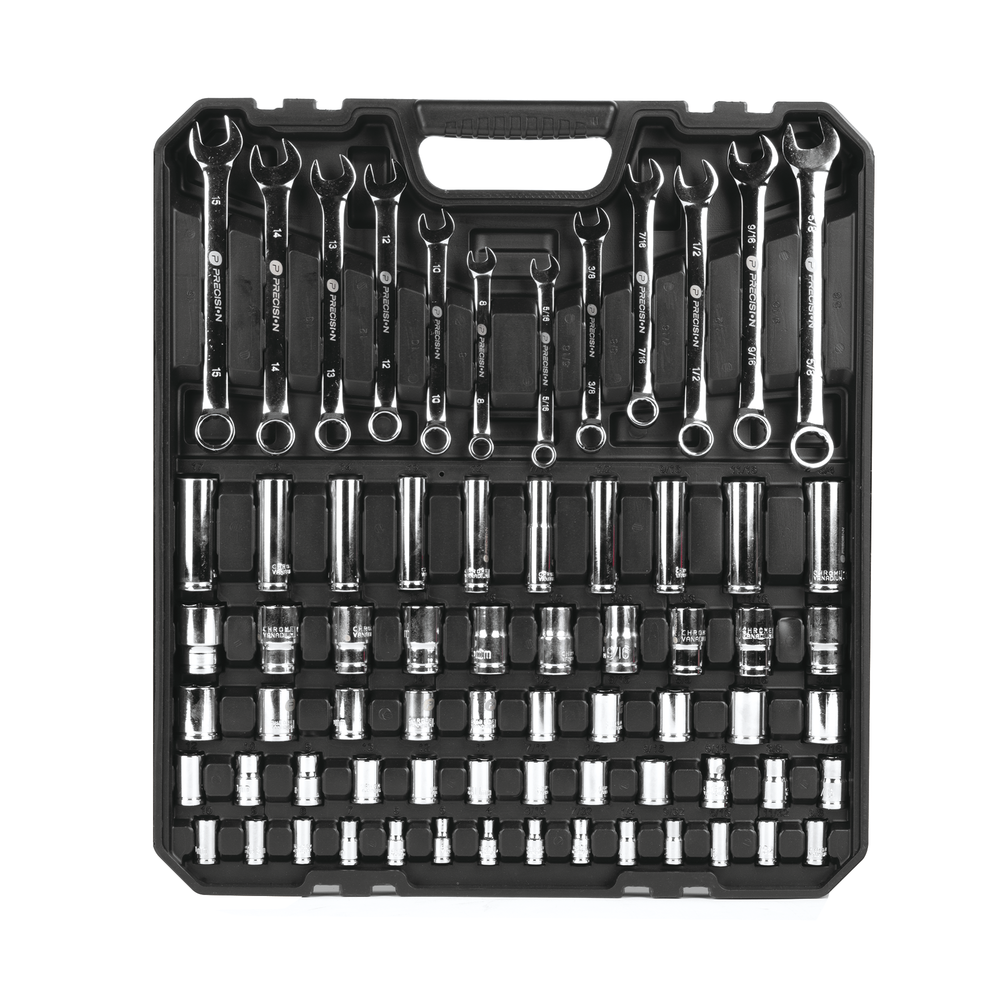 Juego de Herramientas con 144 piezas totales. Pulgadas + Milimétricas. Presentación Maletín. - Image 3