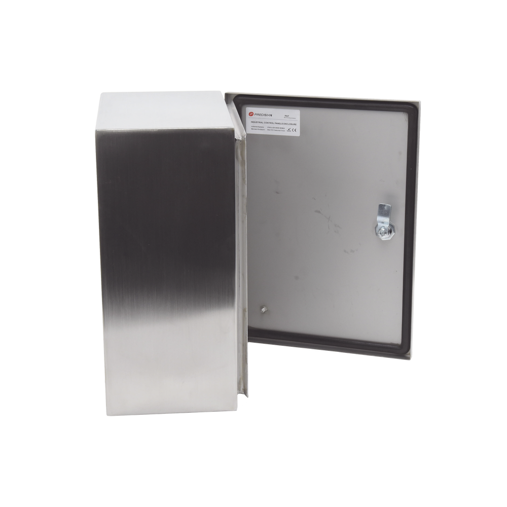 Gabinete de Acero Inoxidable IP66 Uso en Intemperie (300 x 400 x 200 mm) con Placa Interna Galvanizada. - Image 5