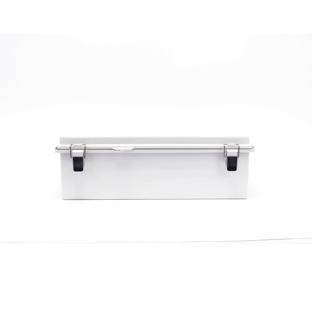 Gabinete de Plástico ABS, Uso en Intemperie IP66 (350 x 460 x 160 mm) Cierre por Broche Inoxidable y Permite Cerrado con Candado y Llave (Perno 5mm) No Incluido - Image 2