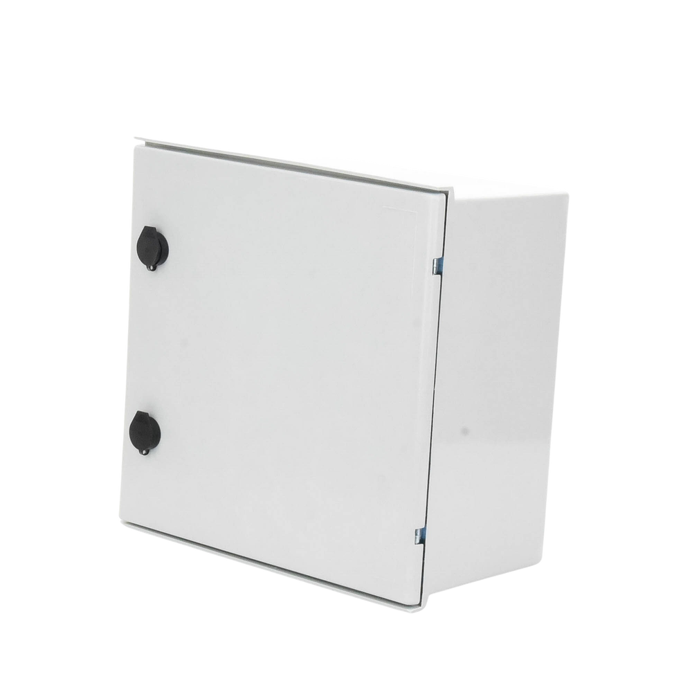 Gabinete de Poliéster IP65 Uso en Intemperie (400 x 400 x 200 mm) con Placa Trasera Interior de Plástico (Incluye Chapa y Llave). - Image 2