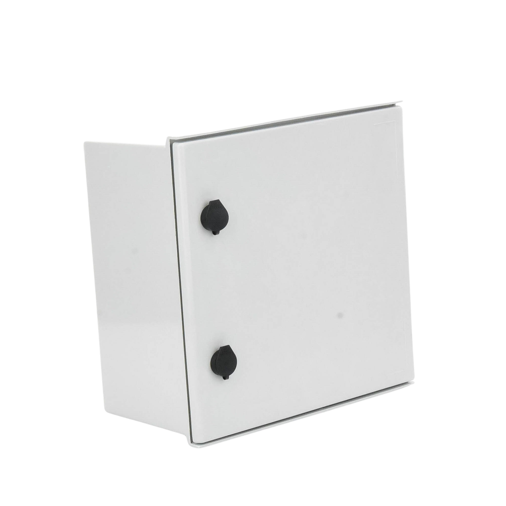 Gabinete de Poliéster IP65 Uso en Intemperie (400 x 400 x 200 mm) con Placa Trasera Interior de Plástico (Incluye Chapa y Llave). - Image 4