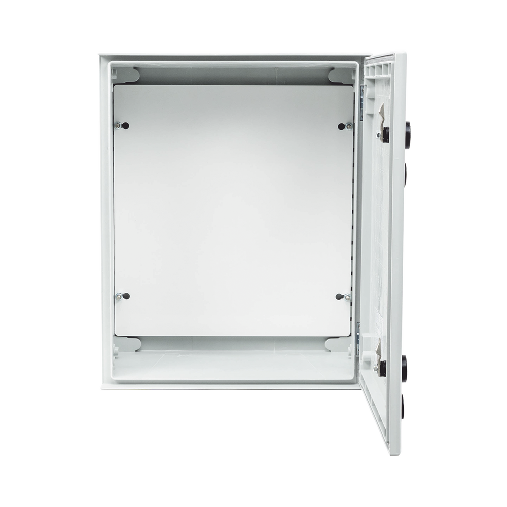 Gabinete de Poliéster IP65 Uso en Intemperie (400 x 500 x 200 mm) con Placa Trasera Interior de Plástico (Incluye Chapa y Llave). - Image 4