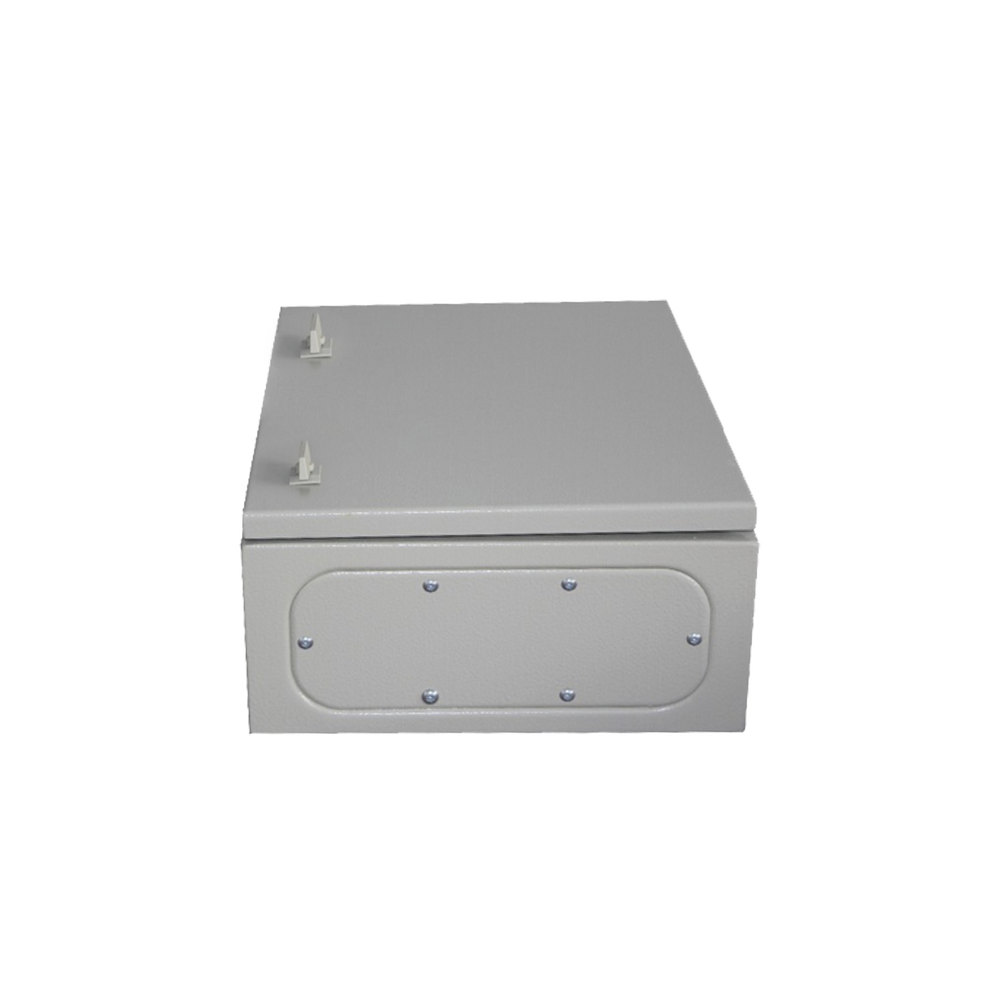 Gabinete de Acero IP66 Uso en Intemperie (400 x 600 x 200 mm) con Placa Trasera Interior Metálica y Compuerta Inferior Atornillable (Incluye Chapa y Llave). - Image 2