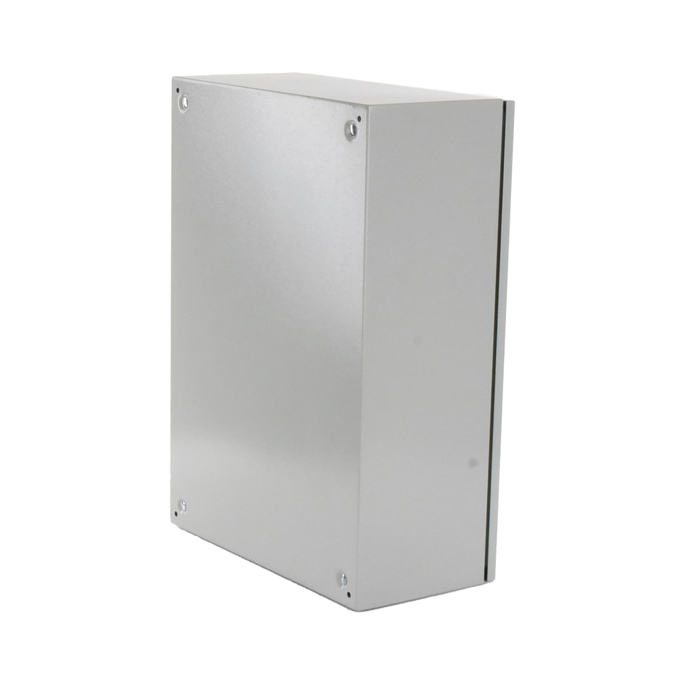 Gabinete Ventilado de Acero IP55 Uso en Exterior (500 x 700 x 250 mm) con Placa Trasera Interior Metálica y Compuerta Inferior Atornillable. Incluye Ventilador, Ventilas, filtros, Chapas y Llave T. - Image 2