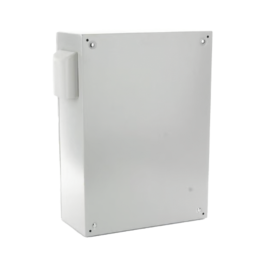 Gabinete Ventilado de Acero IP55 Uso en Exterior (600 x 800 x 300 mm) con Placa Trasera Interior Metálica y Compuerta Inferior Atornillable. Incluye Ventilador, Ventilas, filtros, Chapas y Llave T. - Image 3