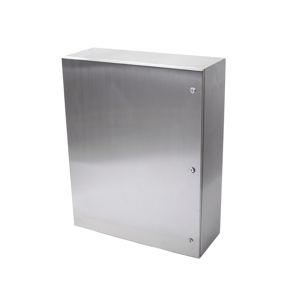 Gabinete de Acero Inoxidable IP66 Uso en Intemperie (800 x 1000 x 300 mm) con Placa Interna Galvanizada. - Image 2