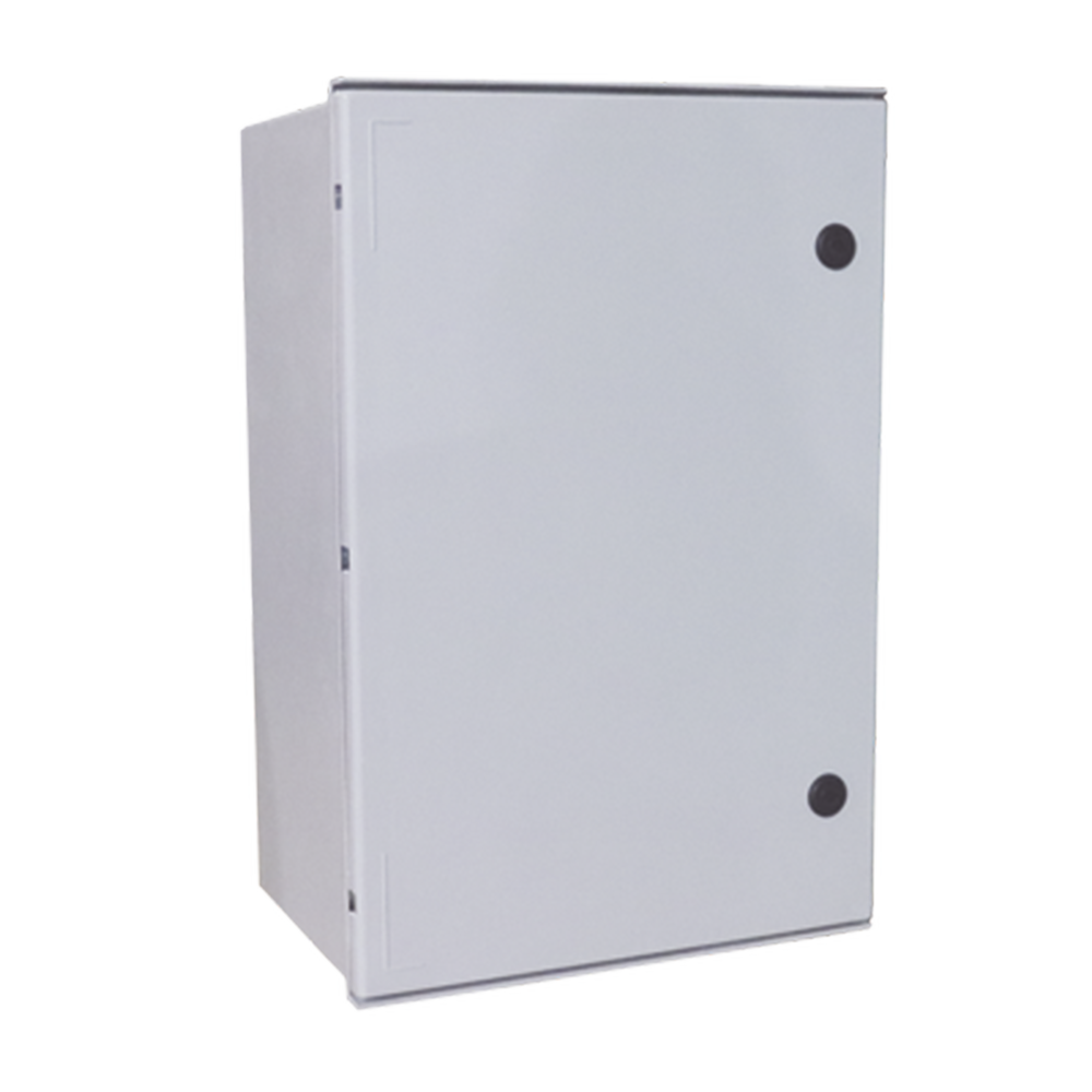 Gabinete de Poliéster IP55 Uso en Exterior (800 x 1000 x 300 mm) con Placa Trasera Interior de Plástico (Incluye Chapa y Llave).
