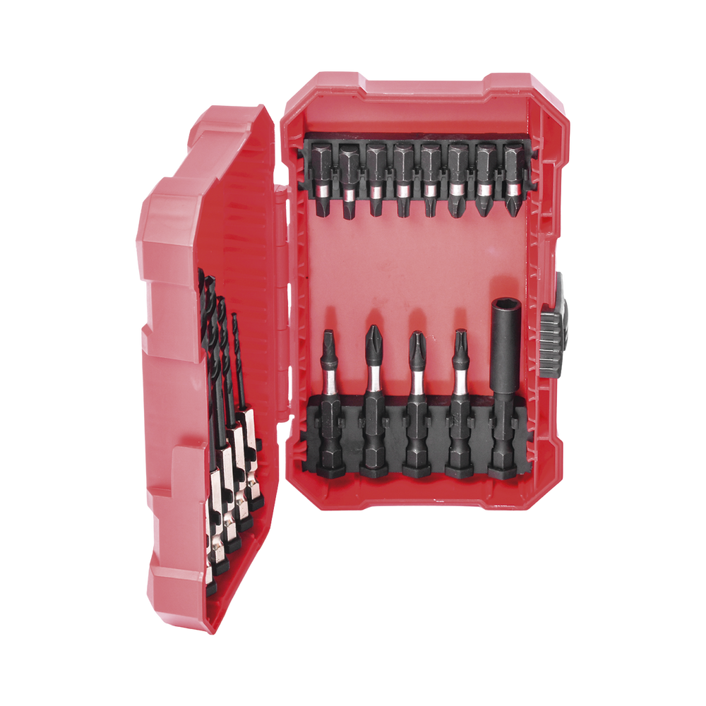 Juego de 18 Puntas y Brocas para Taladro, con Entrada Hexagonal de 1/4", Incluye Estuche. - Image 3