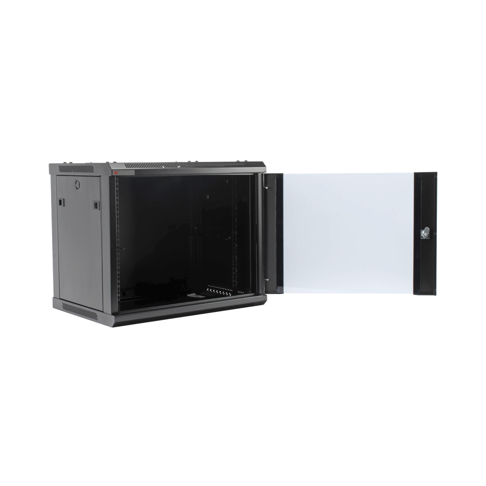 Gabinete PRECISION, Con Puerta de Cristal Templado, de 19in, 9UR, 450mm de Profundidad, Color Negro - Image 3