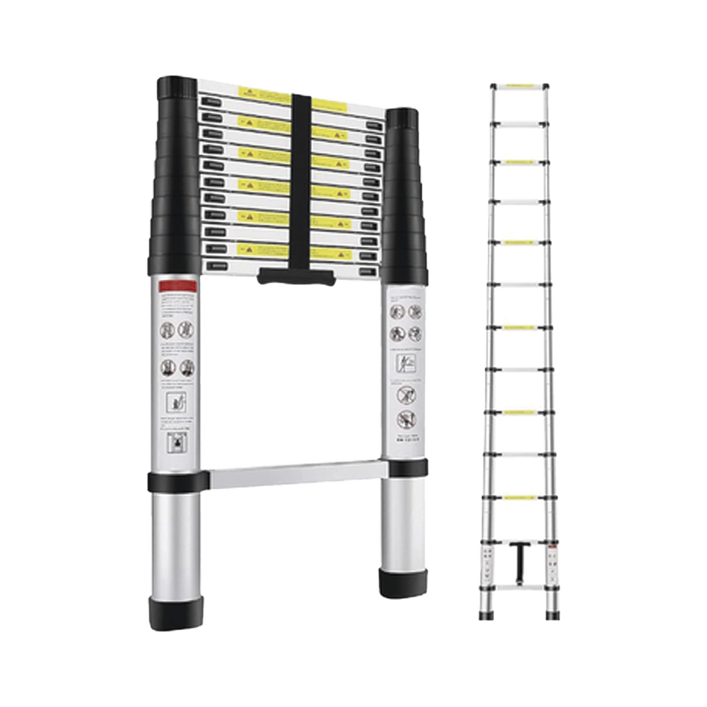Escalera Telescópica de Aluminio de 3.8 Metros de Altura - Image 2