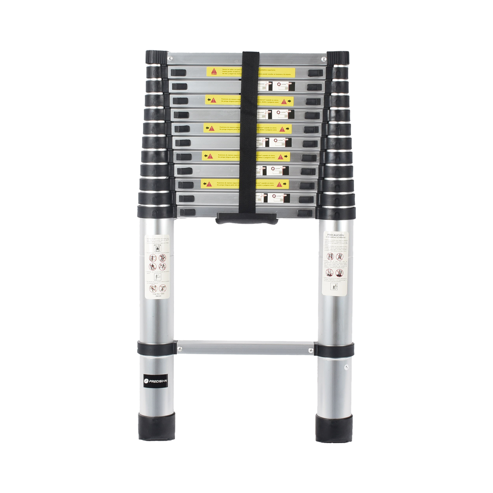 Escalera Telescópica de Aluminio de 3.8 Metros de Altura